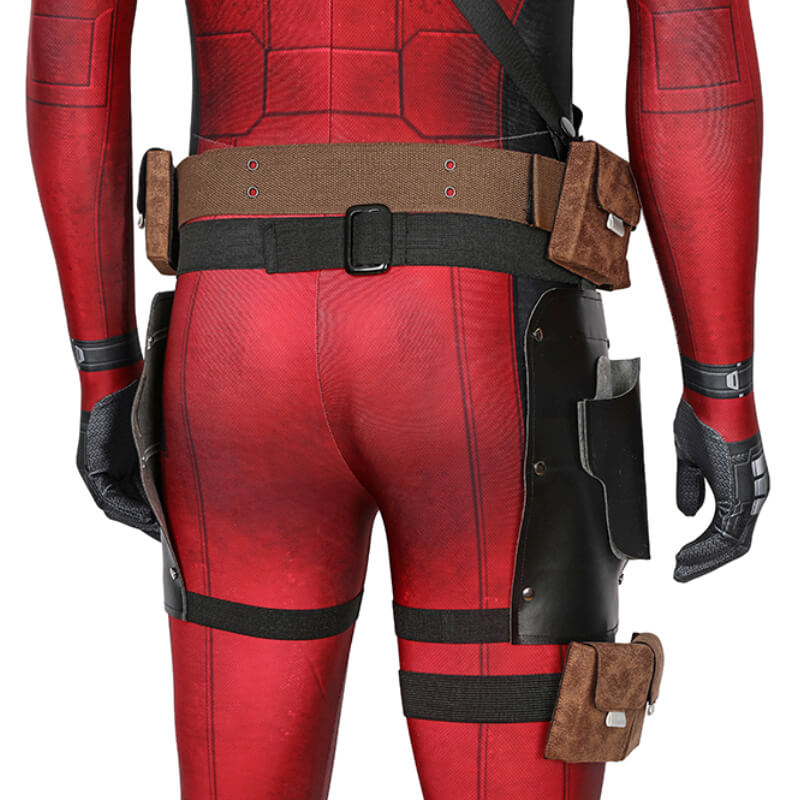 Deadpool 3 Costume Adults Wade Wilson Bodysuit Spandex Deadpool Bodysuit ACcosplay