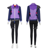 Rick and Morty Seal Team Rick Sanchez Cosplay Costume Purple Jacket Full Set ACcosplay