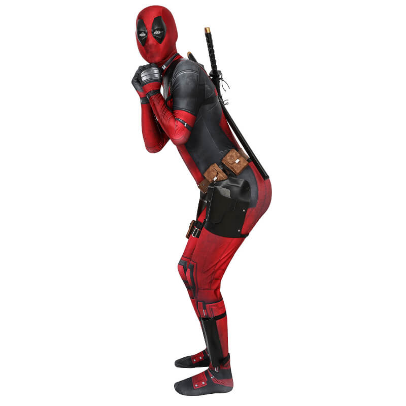 Deadpool 3 Costume Adults Wade Wilson Bodysuit Spandex Deadpool Bodysuit ACcosplay