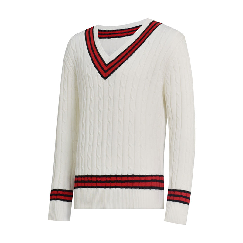 Fifth Doctor Cricket Sweater Doctor Who 5th Doctor Jumper Cosplay Outfit
