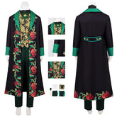 Wicked For Good Wizard Cosplay Costume Men's Green Suit Halloween Suit ACcosplay