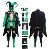 The Freak Circus Harlequin Cosplay Costume Jester Halloween Party Outfit ACcosplay