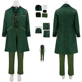 Wicked Wizard Cosplay Men's Green suit Men's Cosplay Costume Halloween suit ACcosplay
