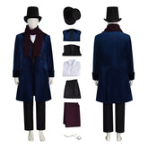 A Christmas Carol Ebenezer Scrooge Cosplay Costume Hat Scarf Christmas Outfit ACcosplay