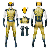 PS5 Marvel Rivals Wolverine James Logan Howlett Cosplay Costume Jumpsuit With Helmet