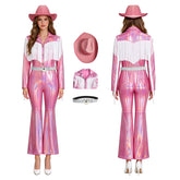 Country Singer Cosplay Costume Country Singer Pink Halloween Outfit ACcosplay