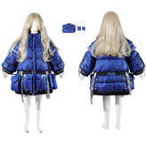 Kids Diana Cosplay Pragmata Diana Cosplay Costume Blue Cotton Jacket Suit ACcosplay