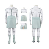 Invincible Mark Grayson Viltrumite Kids Cosplay Costume White Jumpsuit ACcosplay