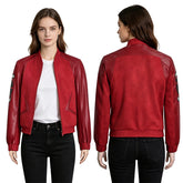 Star Trek Starfleet Academy Leather Bomber Coat Academy Female Uniform ACcosplay