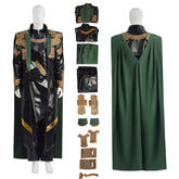 Loki Season 1 Loki Cosplay Costume Marvel Loki 2021 Costume Battle Armor Outfit With Cloak