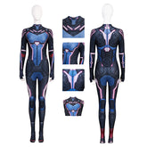 Split Fiction Mio Cosplay Costume Purple Jumpsuit Halloween Outfit ACcosplay