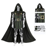 Fantastic Four Doctor Doom Cosplay Costume Halloween Black Suit ACcosplay