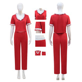 Sally o'malley Cosplay Costume Red Halloween Outfit ACcosplay