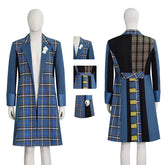 Doctor Who sixth 6th Doctor Cosplay Costume Colorful Lattice Jacket Coat Suit ACcosplay