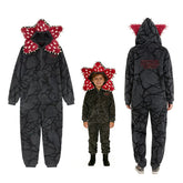 Stranger Things Demogorgon Cosplay Costume Fluffy Pajamas Christmas Party Suit