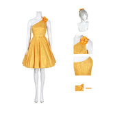 Zoo Movie Judy Rabbit Cosplay Costume Crazy Yellow Dress Halloween Party Dress Outfits ACcosplay