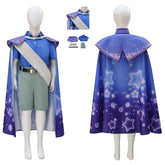 Elio Movie Cosplay Costume Boys Kid's Blue Halloween Parade Carnival ACcosplay
