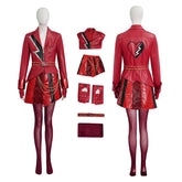 Descendants The Rise of Red Cosplay Costume Red Leather Suit ACcosplay