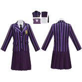 Enid Sinclair School Uniform The Addams Family Wednesday Purple Dress Cosplay Costumes