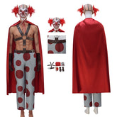 Twisted Metal Sweet Tooth Clown Pants Outfits With Mask Halloween Carnival Suit ACcosplay