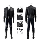 The Witcher Season 5 Geralt of Rivia Cosplay Costume Black Halloween Suit Accosplay