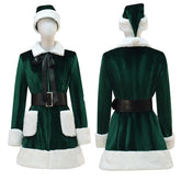 Last Christmas Christmas Green Santa Cosplay Costume Christmas Dress Outfit ACcosplay