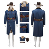 Red Dead Redemption 2 Arthur Morgan Blue Coat Halloween Suit ACcosplay