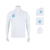The Fantastic Four First Steps T-shirt Cotton Daily Suit Costume ACcosplay
