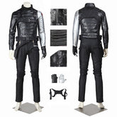 Captain America The Winter Soldier James Buchanan Bucky Barnes Cosplay Costume ACcosplay