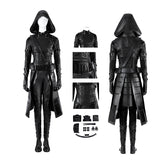 Thunderbolts Ava Starr Ghost Cosplay Costume Black Leather Halloween Outfit ACcosplay