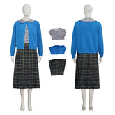 Adult Mrs. Doubtfire Cosplay Costume Blue Skirt Outfit Broadway Musical Cosplay ACcosplay