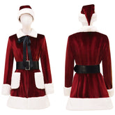 Last Christmas Christmas Red Santa Cosplay Costume Christmas Dress Outfit ACcosplay