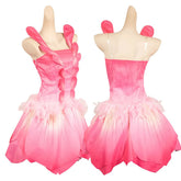 Wicked Glinda Oz Ball Gown Pink Dress Cosplay Costume Halloween Outfit ACcosplay