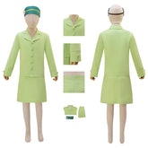 American Historical Figures Rose Park Green Cosplay Costume Halloween Suit ACcosplay