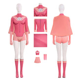 Invincible Atom Eve Cosplay Costume Halloween Pink Jumpsuit ACcosplay