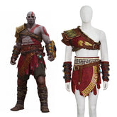 Kratos Cosplay Costume Martial Deity 4 Spartan Warrior Leather Battle Outfit ACcosplay