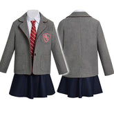 2022 Roald Dahl's Matilda the Musical Cosplay Costume Alisha Weir School Uniform Kids Girls