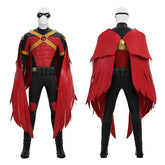 Robin War Red Robin Tim Drake Cosplay Costume Halloween Outfit ACcosplay