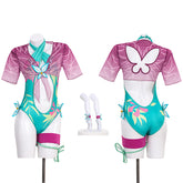 Marvel Rivals Psylocke Swimsuit Cosplay Costumes Breezy Butterfly Halloween Outfit ACcosplay