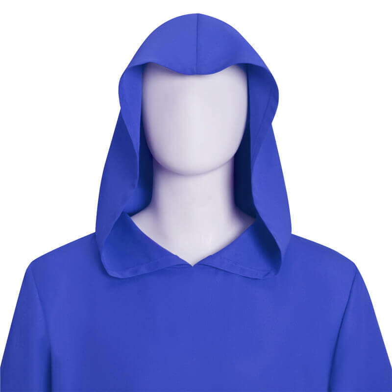 Blue Wizard Cloak Shadow Wizard Money Gang Blue Robe Halloween Costume ACcosplay