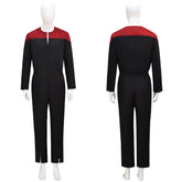 DS9 Red Jumpsuit Star Trek Deep Space Nine Duty Red Cosplay Uniform Jumpsuit ACcosplay