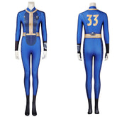 Fallout Lucy Cosplay Jumpsuit Vault 33 Suit Female Uniform Halloween Party Suit ACcosplay