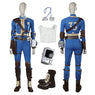 Fallout Lucy Cosplay Vault 33 Jumpsuit Female Fallout Blue Uniform Halloween Party Suit