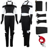 Hazbin Hotel Vaggie Cosplay Charlie Vaggie Black Costume Suit for Halloween