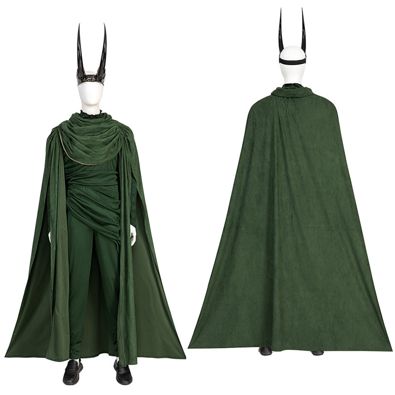 Loki God Of Stories Cosplay Loki Season 2 Halloween Costume with Loki Horns