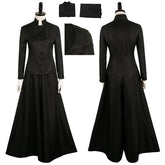 Beetlejuice Lydia Black Style Cosplay Halloween Party Costume