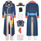 Napoleon Cosplay Costume 2023 Movie Napoleon Bonaparte Suit Emperor Blue Military Uniform