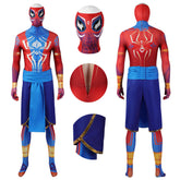 Spider-Man India Pavitr Prabhakar Jumpsuit Spider-Man Across the Spider-Verse 2023 Bodysuit Spiderman Costume