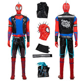 Spider-Punk Suit Spiderman Across The Spider Verse Bodysuit Halloween Costume 2023 ACcosplay