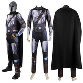The Mandalorian Din Djarin Bodysuit The Mandalorian Season 3 Din Djarin Jumpsuit with Helmet Halloween Carnival Suit